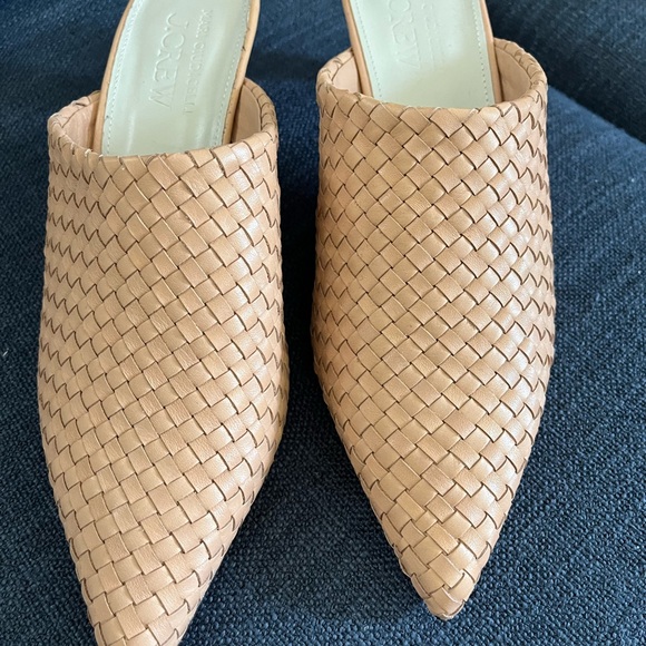 Collection J.Crew Mari GIUDICELLI x j crew woven leather mule color, adobe clay - Picture 3 of 8